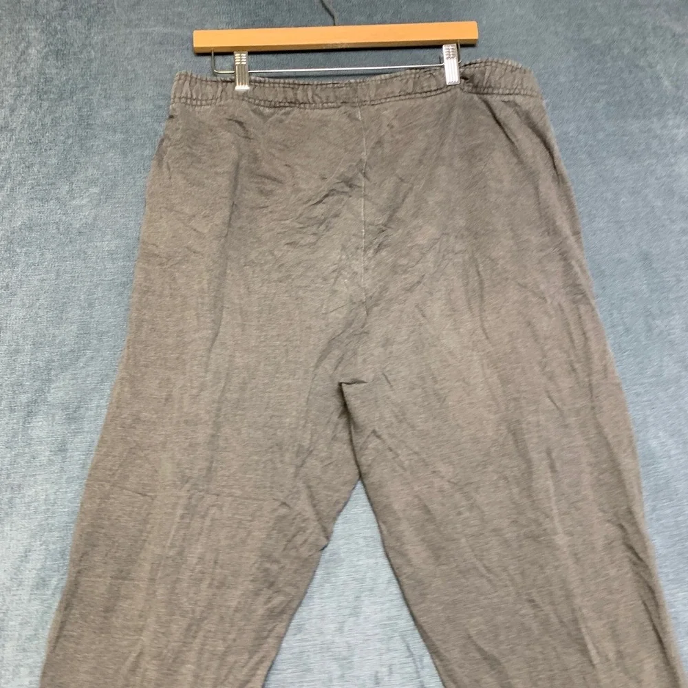 VTG Champion Authentic Sweatpants Mens XL Gray Logo Straight Leg Elastic Waist